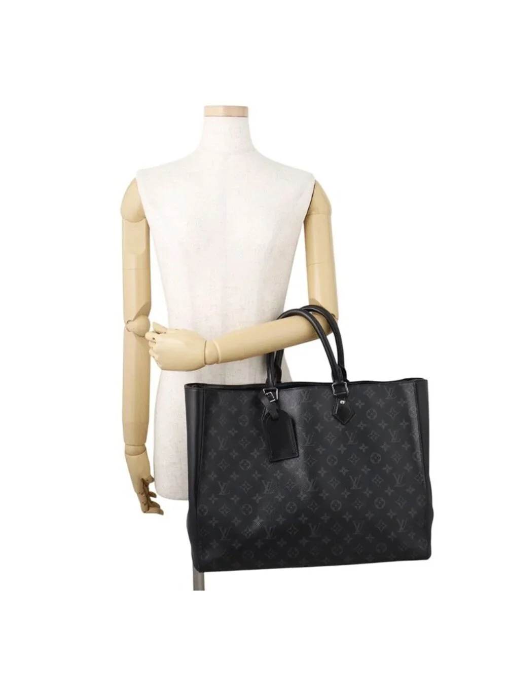 Louis Vuitton Tote Monogram Eclipse Grand Sac Black